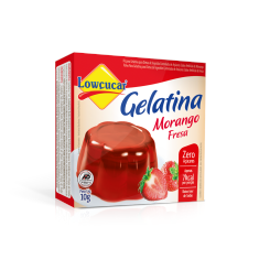 Gelatina Lowçucar Zero Açucar - Morango